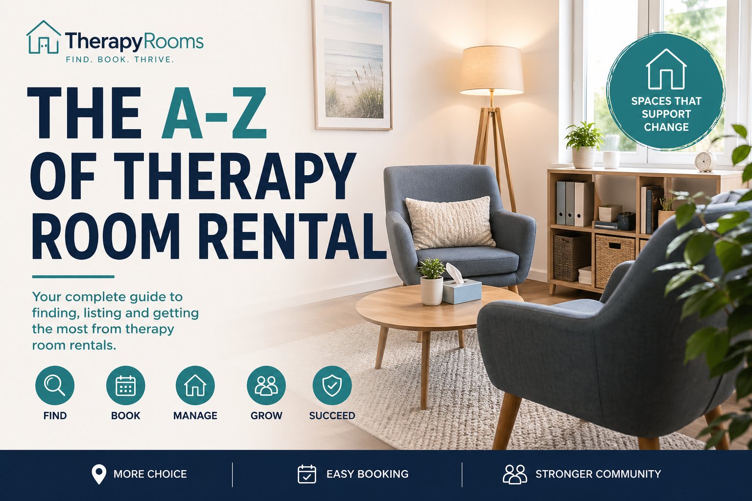 Read the A-Z of Therapy Room Rental